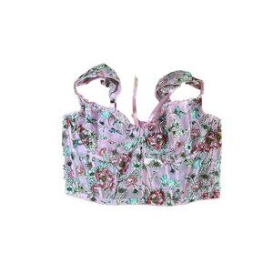 Victoria's Secret Dream Angel Bralette Wired Lace Bra XL NEW Lace Pink No Pad